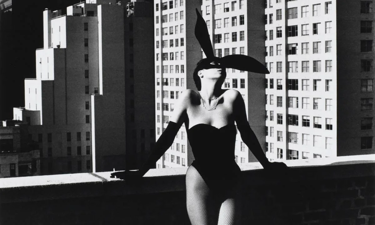 Elsa Peretti in a ‘Bunny’ costume by Halston, New York, 1975 – Helmut Newton.