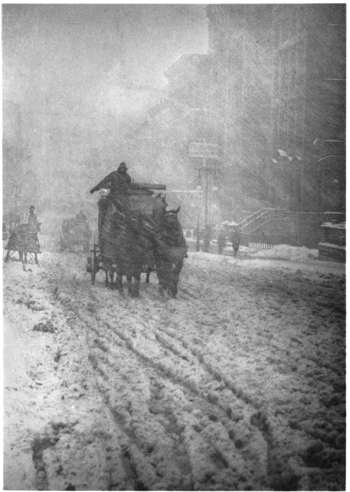 Alfred Stieglitz, Winter, Fifth Avenue, 1892