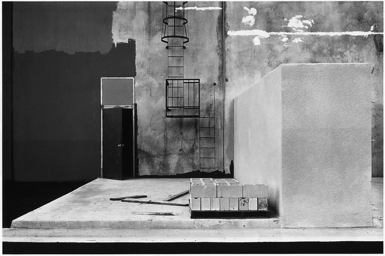 Lewis Baltz, “Construction Detail, East Wall, Xerox, 1821 Dyer Road, Santa Ana,” 1974 from “The new Industrial Parks near Irvine, California.