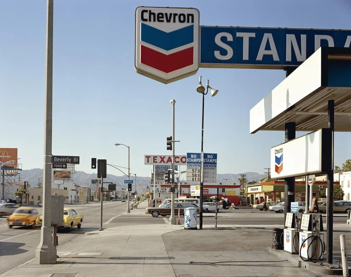 Stephen Shore, Beverly Boulevard and La Brea Avenue, Los Angeles, California, June 21, 1975.